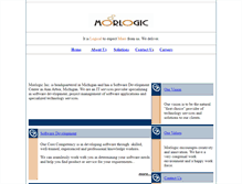 Tablet Screenshot of morlogic.com